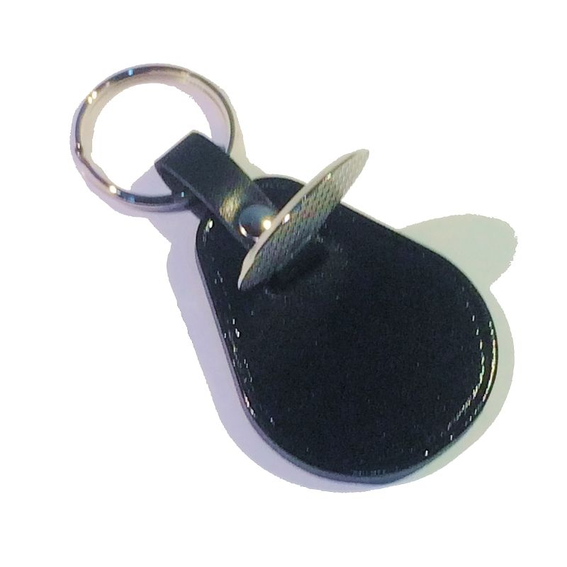 Pear keyfob 25mm premium quality